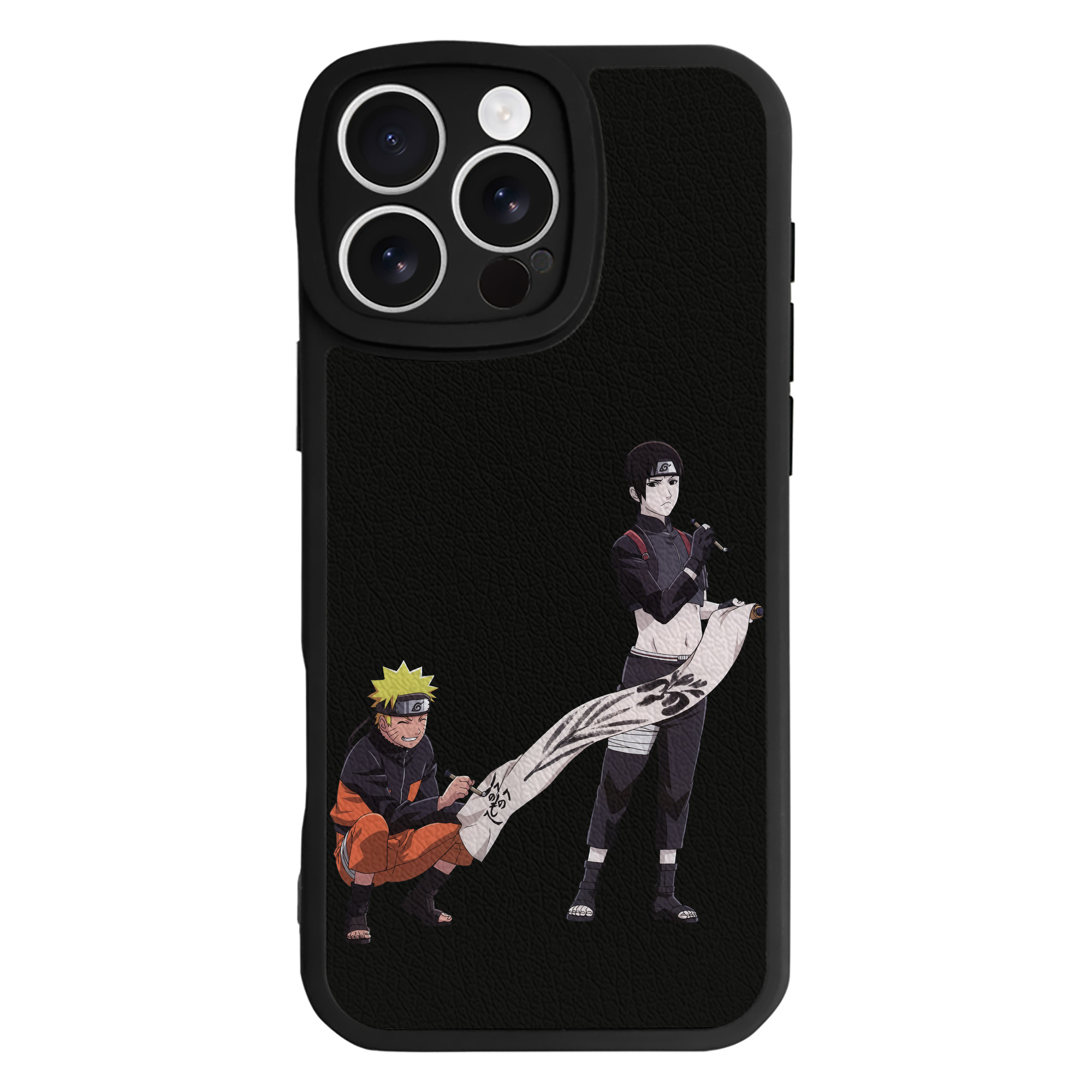 （画像用） NARUTO -ナルト- うずまき ナルト Uzumaki Naruto 【iPhone 16シリーズ対応】シリコンスマホケース（レザー調） 材質：シリコン